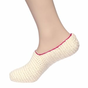 Handmade woolen socks (women)100 % pure KC Hand Knitted Women`s Socks ( work of Crochet)